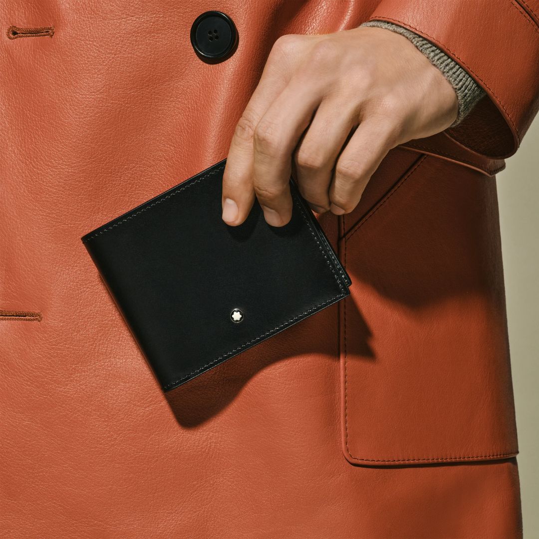 Portefeuille Montblanc 4cc + porte monnaie Montblanc