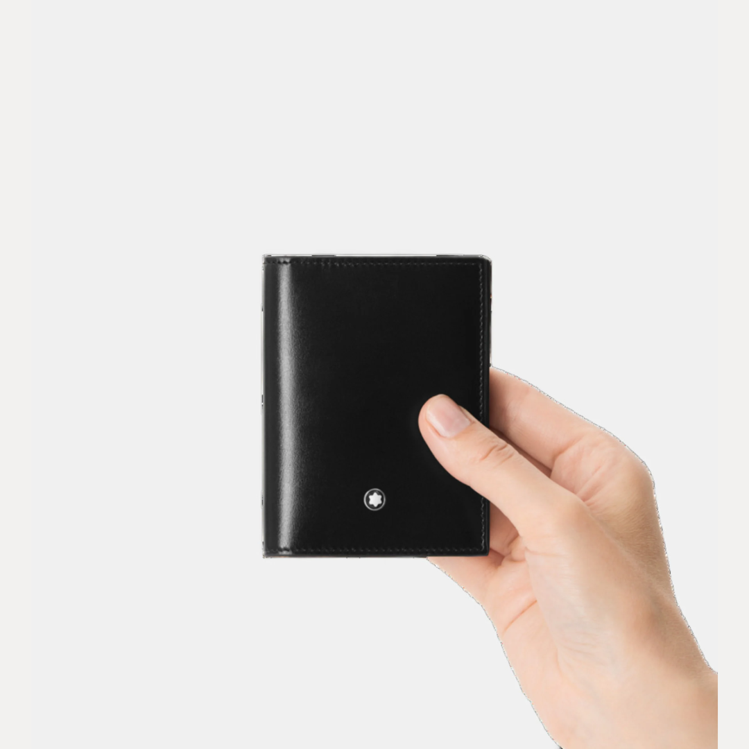 Porte-cartes Montblanc 198321 – Cuir Noir 4cc