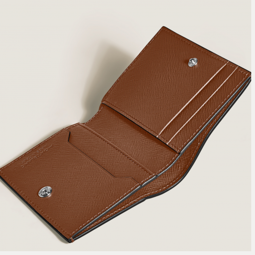 Mini Portefeuille Montblanc 4cc Fauve 220383