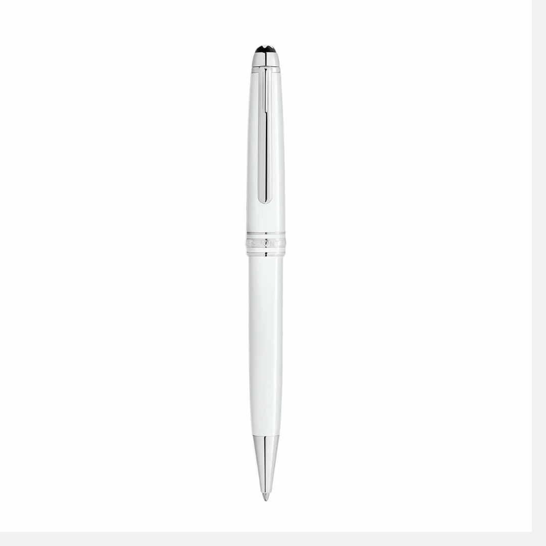 Stylo bille Montblanc Meissterstuck white classique 137122