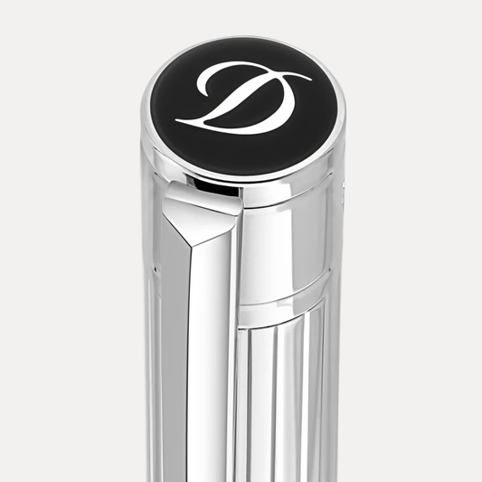 Stylo bille ST Dupont D-Initial finition chrome