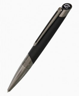 ST Dupont. Stylo bille Défi Gun métal et noir mat 405719