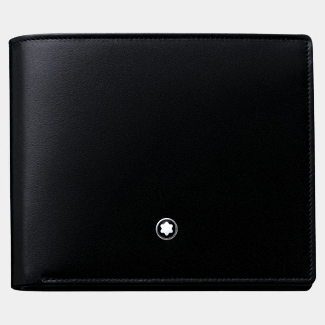 Portefeuille Montblanc 4cc + Porte monnaie Montblanc - Collection Meistersuck Noir Montblanc