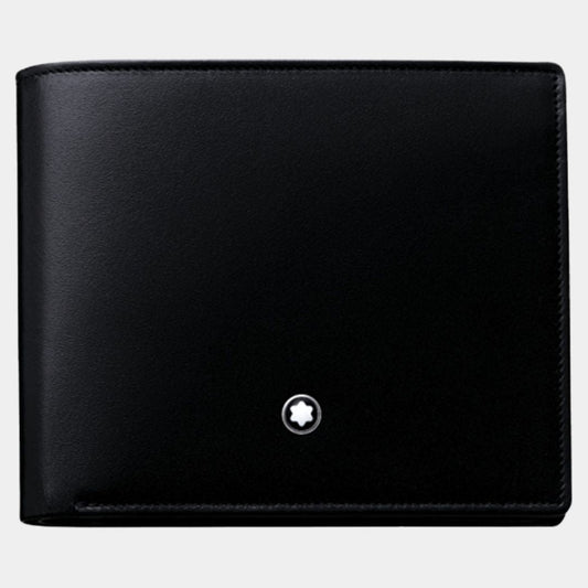Portefeuille Montblanc 4cc + Porte monnaie Montblanc - Collection Meistersuck Noir Montblanc