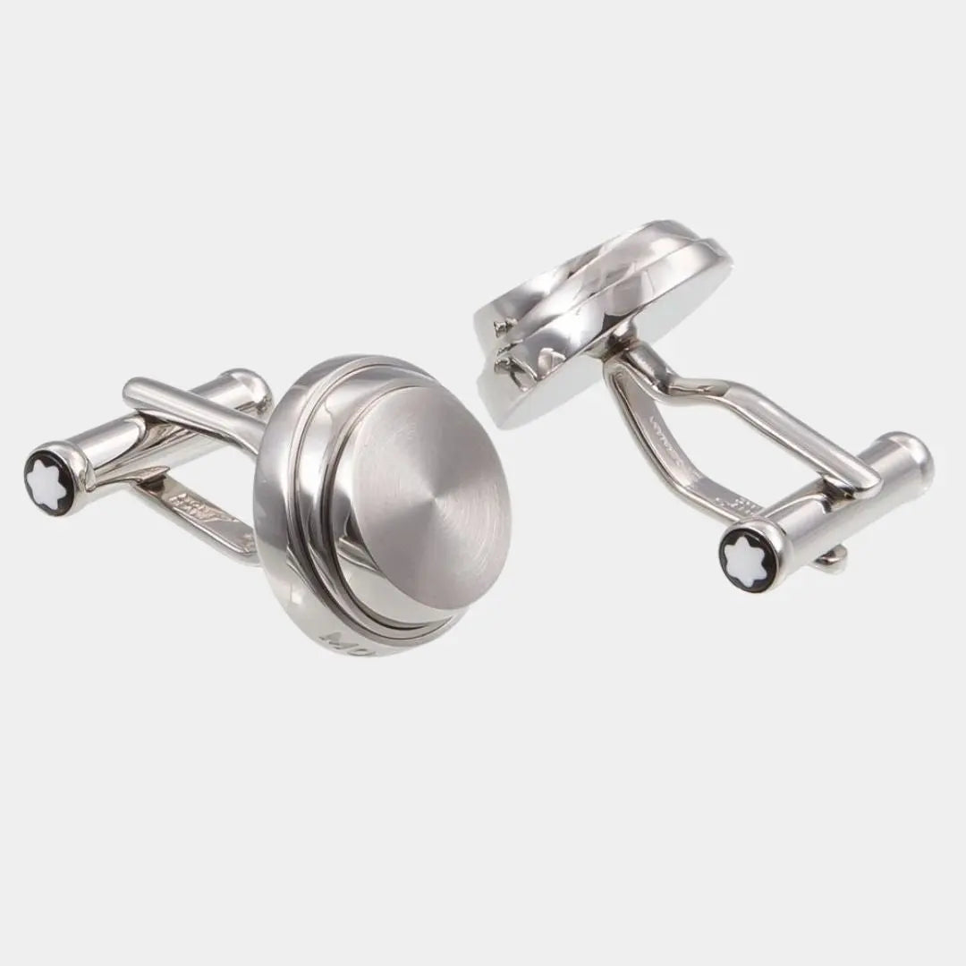 Boutons de manchette Montblanc - Collection Héritage Acier Montblanc