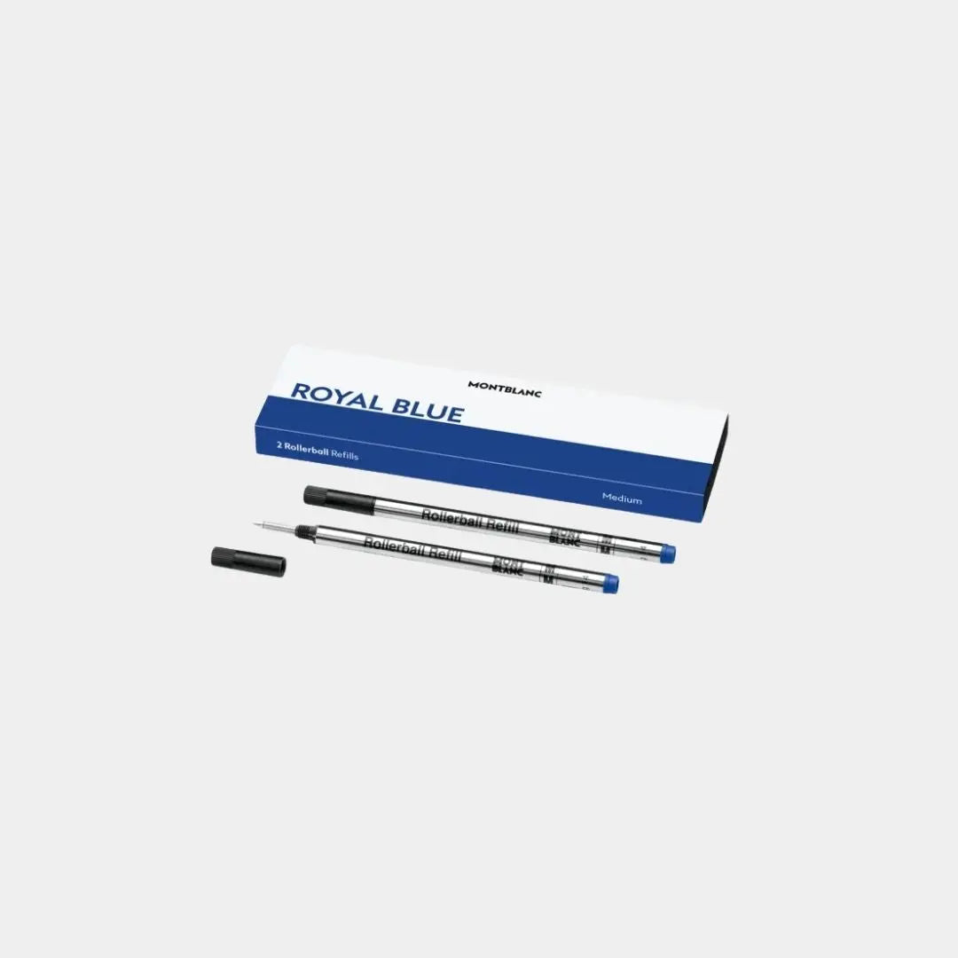 Recharges Montblanc pour Rollerball  (x2) - Medium - Mystery Black Montblanc