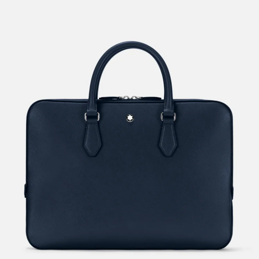 Porte-document Montblanc - Collection Sartorial - Cuir bleu 131175