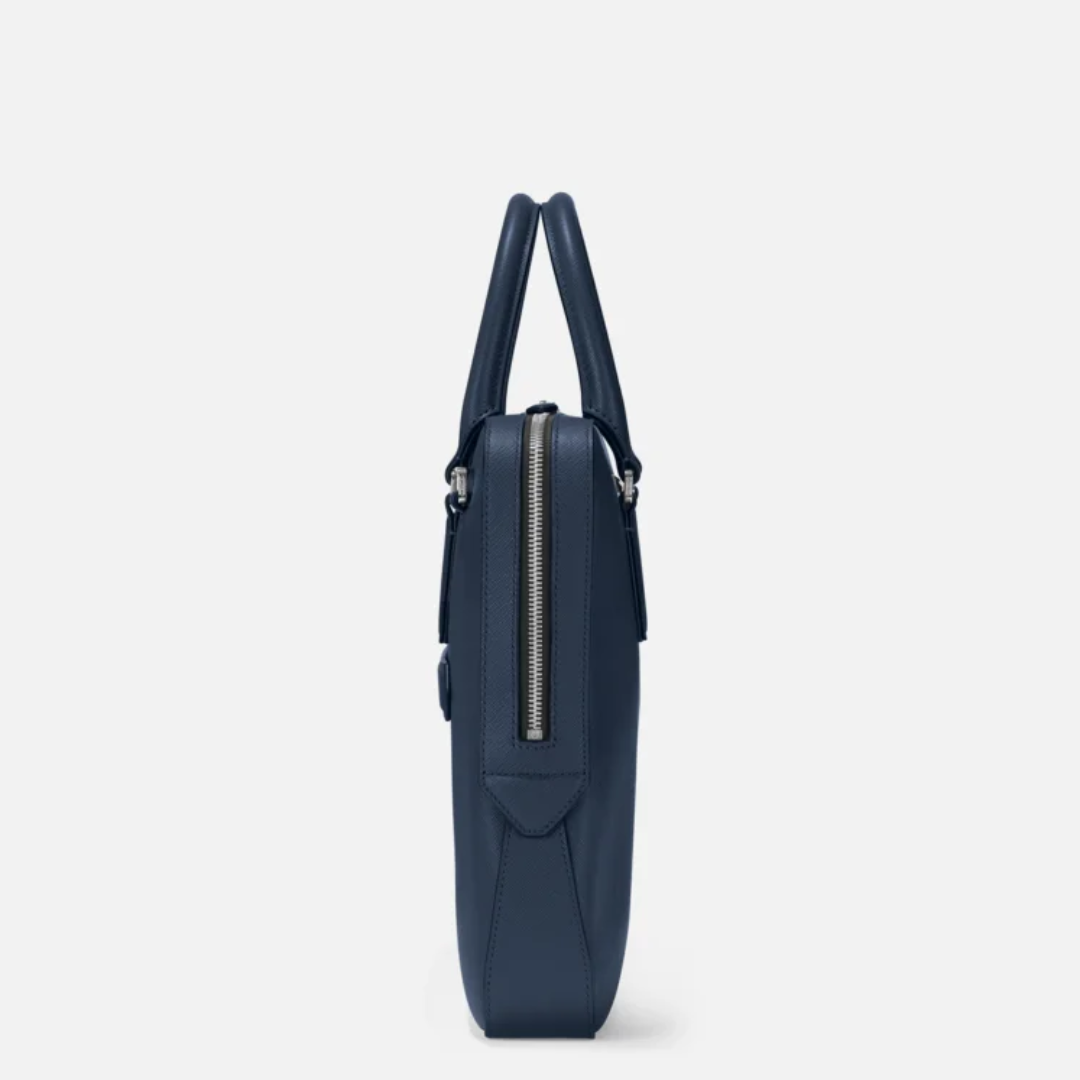 Porte-document Montblanc - Collection Sartorial - Cuir bleu 131175