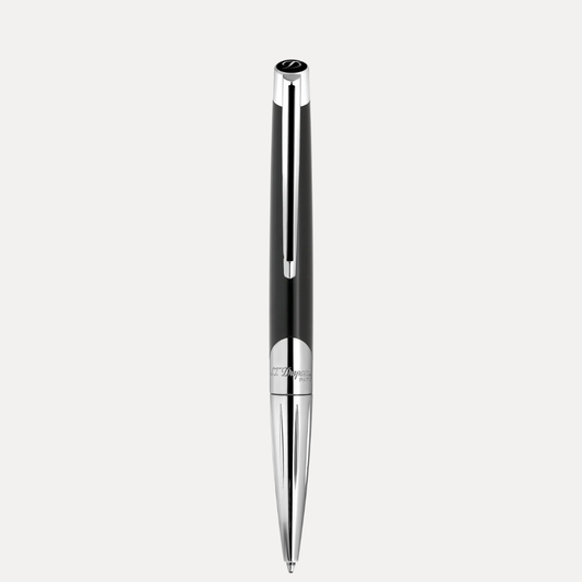 Stylo Bille S.T Dupont - Collection Défi millénium - Laque noire finitions chrome
