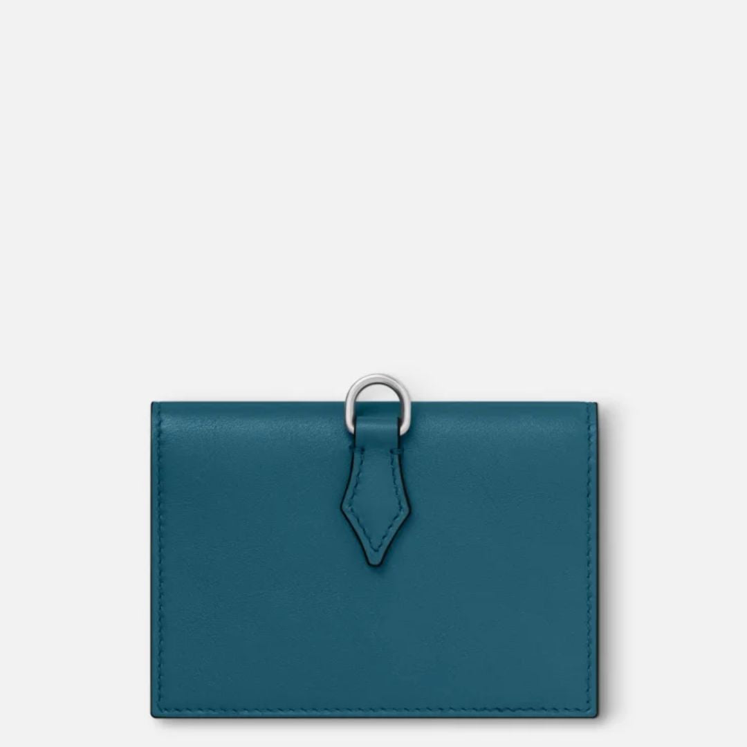 Montblanc - Porte cartes 4CC - Collection Sélection Soft bleu Montblanc