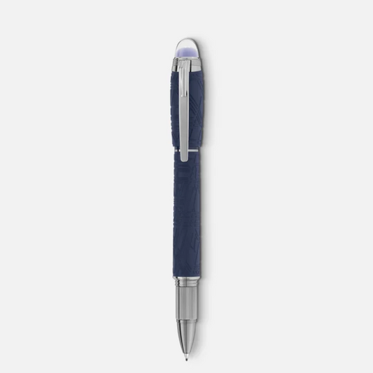 Mont-Blanc - Stylo Roller - Starwalker SpaceBlue Résin Montblanc