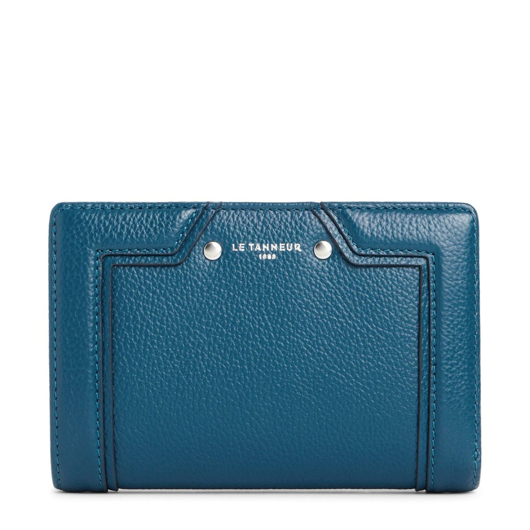 PORTEFEUILLE ELLA BLEU PAON