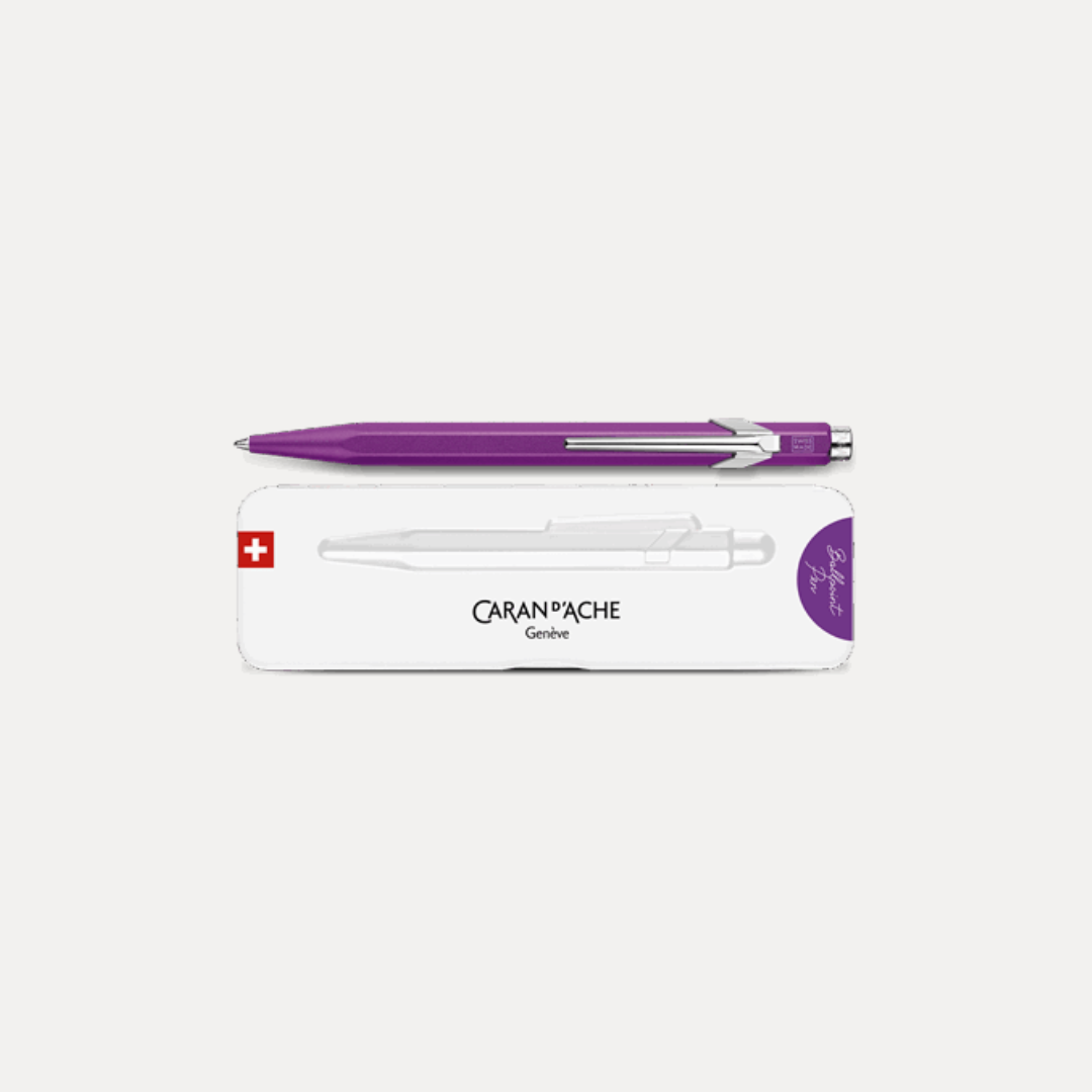 stylo bille Caran d’Ache 849.605 colormat-x violet