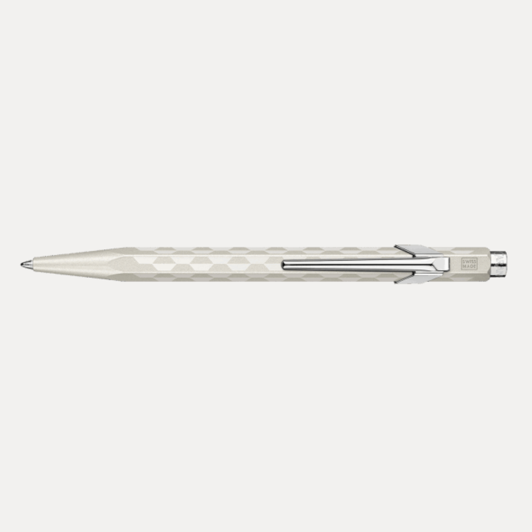 stylo bille blanc Caran d’Ache – Édition Noël 25
