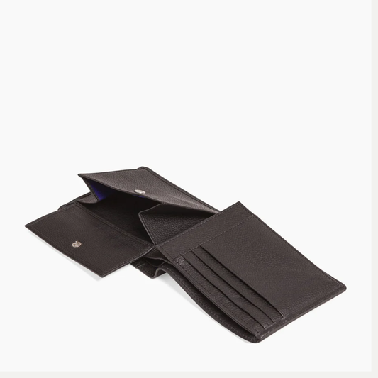 Portefeuille Le Tanneur TCHA3350N01 CHARLES Gainé noir.