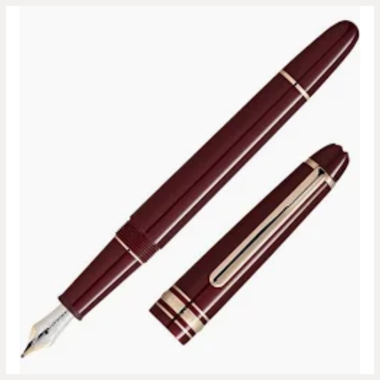 Stylo plume Montblanc Meisterstuck burgundy red classique 10006