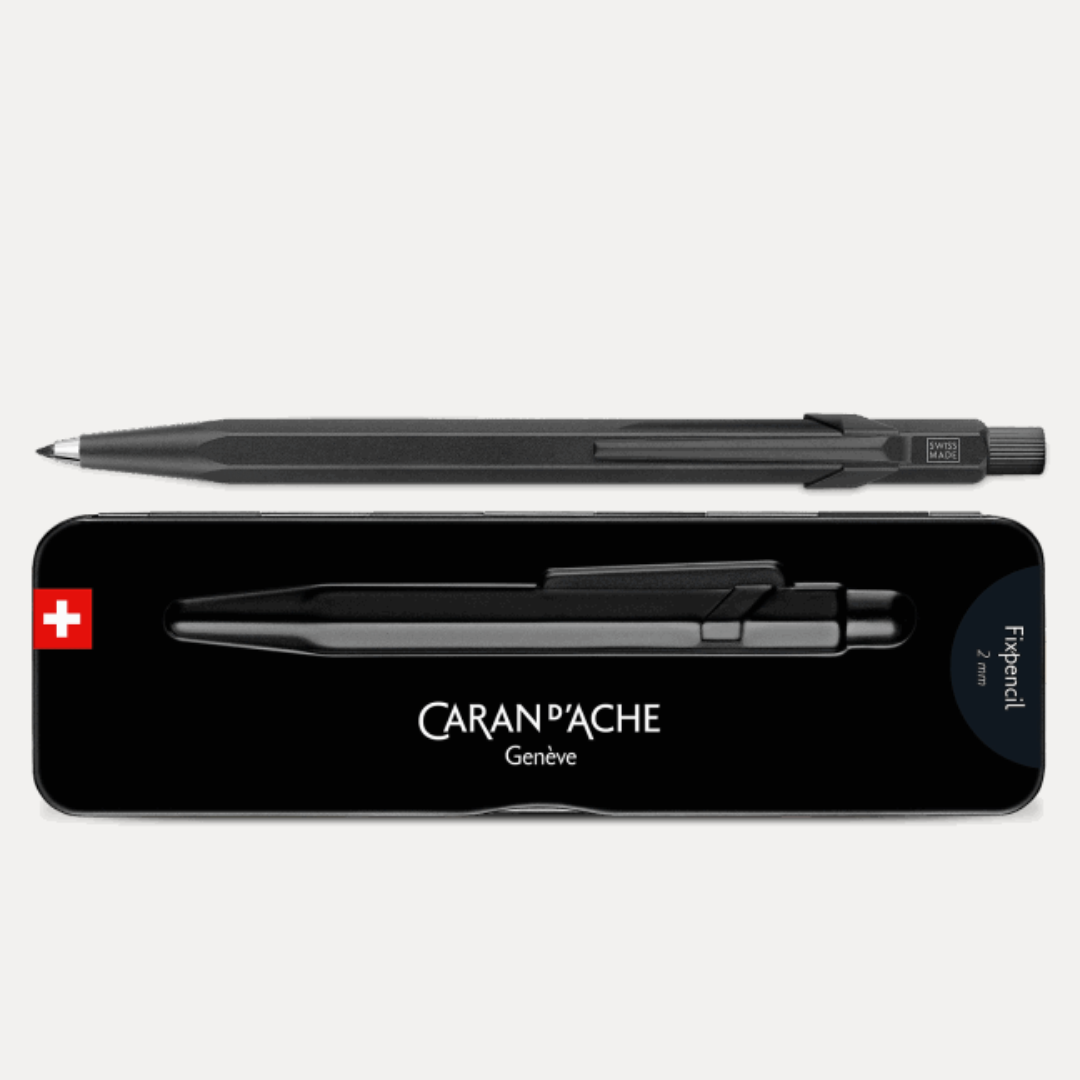Porte-mine Caran d’Ache Fixpencil Black Code 2 mm – Noir – Réf. 22.496