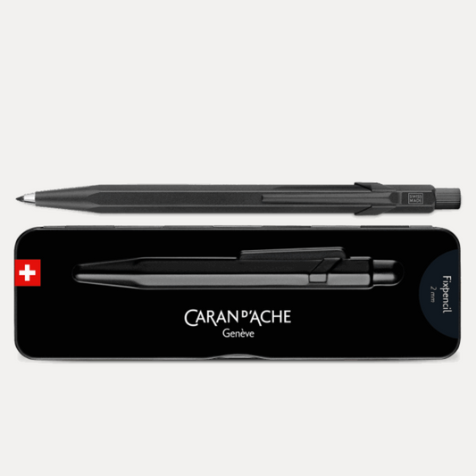 Porte-mine Caran d’Ache Fixpencil Black Code 2 mm – Noir – Réf. 22.496