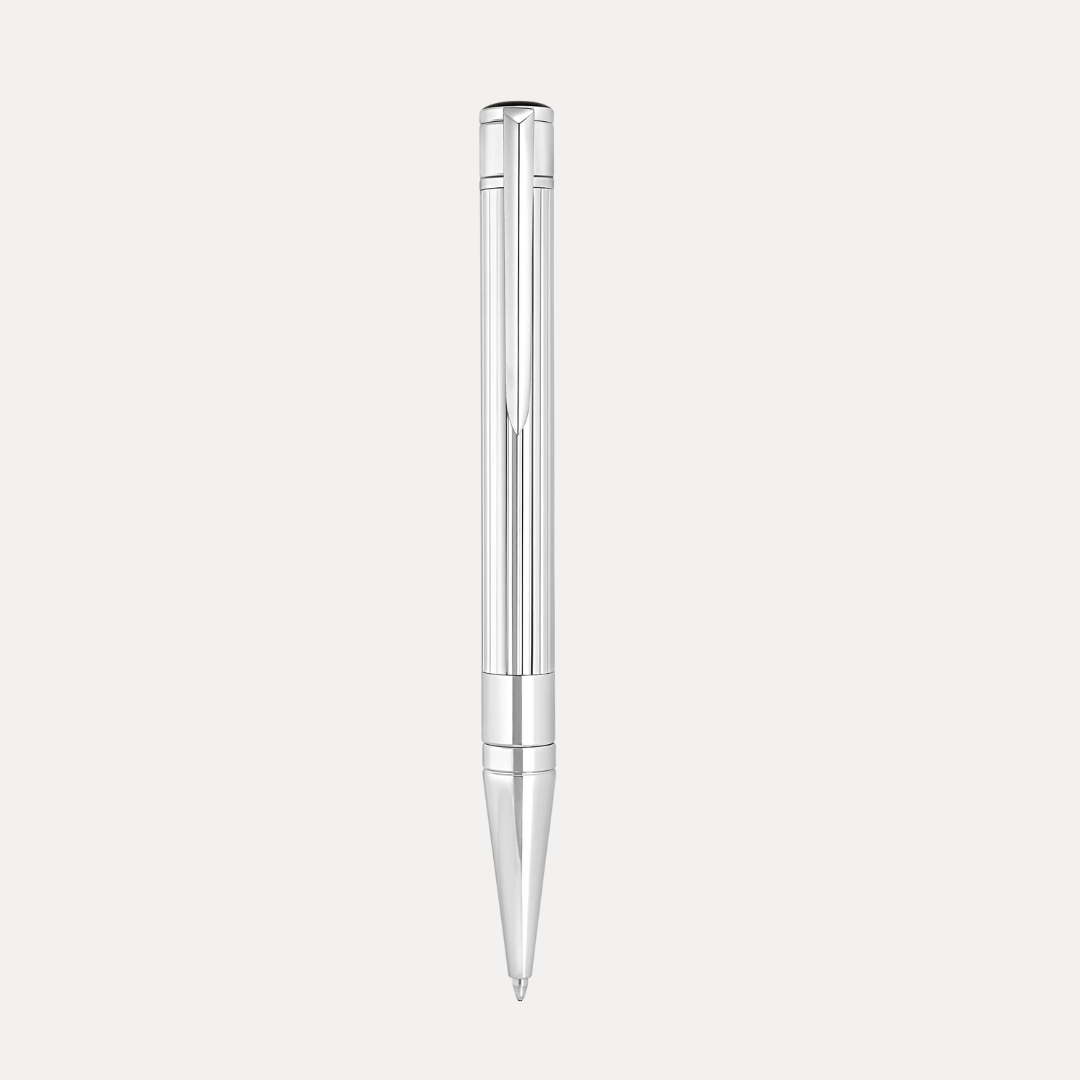 Stylo bille ST Dupont  D-Initial finition chrome