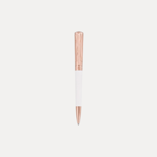 Stylo Bille S.T Dupont - Collection Liberté Blanc et rose