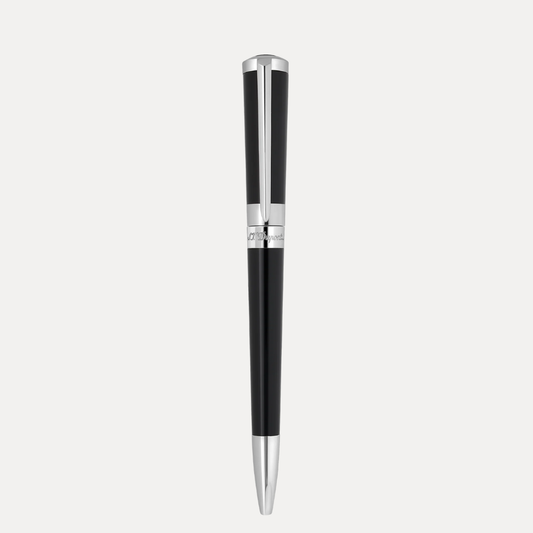 Stylo Bille S.T Dupont - Collection Liberté Noir et chrome. 465674