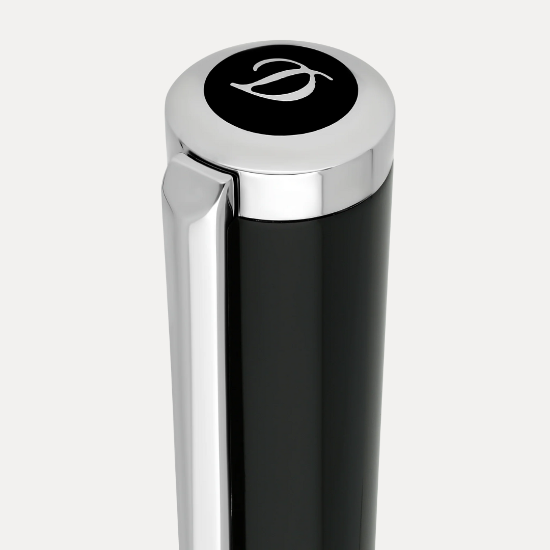 Stylo Bille S.T Dupont - Collection Liberté Noir et chrome. 465674