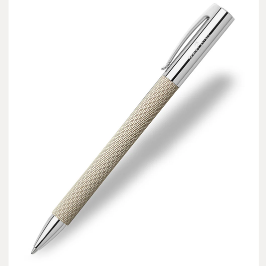 Stylo bille Ambition OpArt white Sand Faber Castell