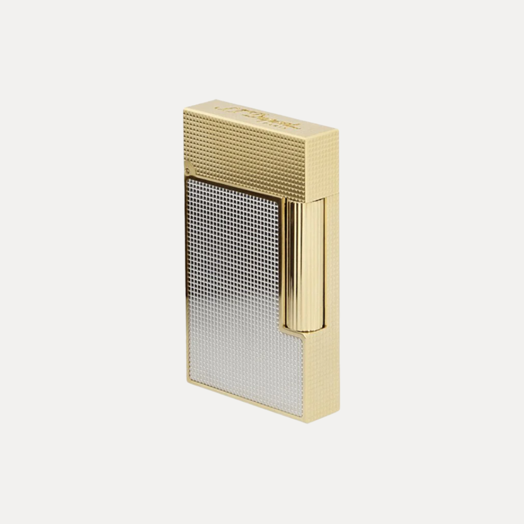 Briquet  ST Dupont - Collection Ligne 2 - Bi-color Or/Argent