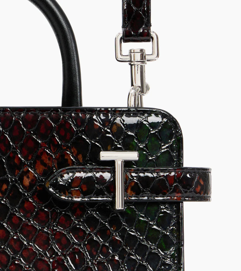 Le Tanneur- Petit sac à main Emilie effet python