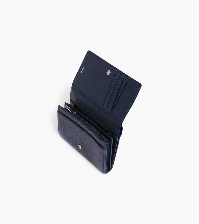 PORTEFEUILLE EMILIE BLEU CREPUSCULE