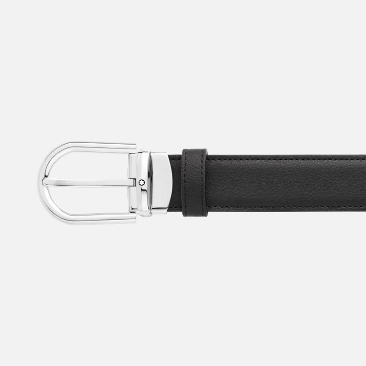 Ceinture Montblanc – 30 mm – Noir/marron